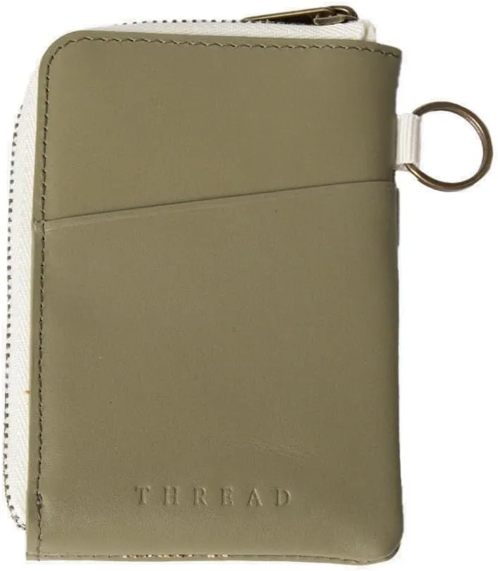 Thread Wallets RFID Blocking Leather Zip Wallet with Card Holder for Men and Women (Scout)