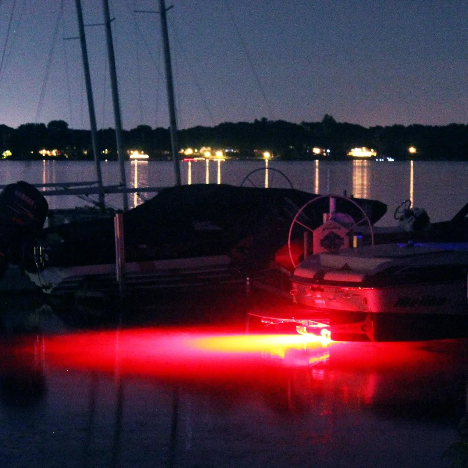 Tidal Wake IP68 Underwater 1/2in Standard Boat Drain Plug LED Light, Brilliant Underwater Lighting in Minutes! No Holes to Drill!