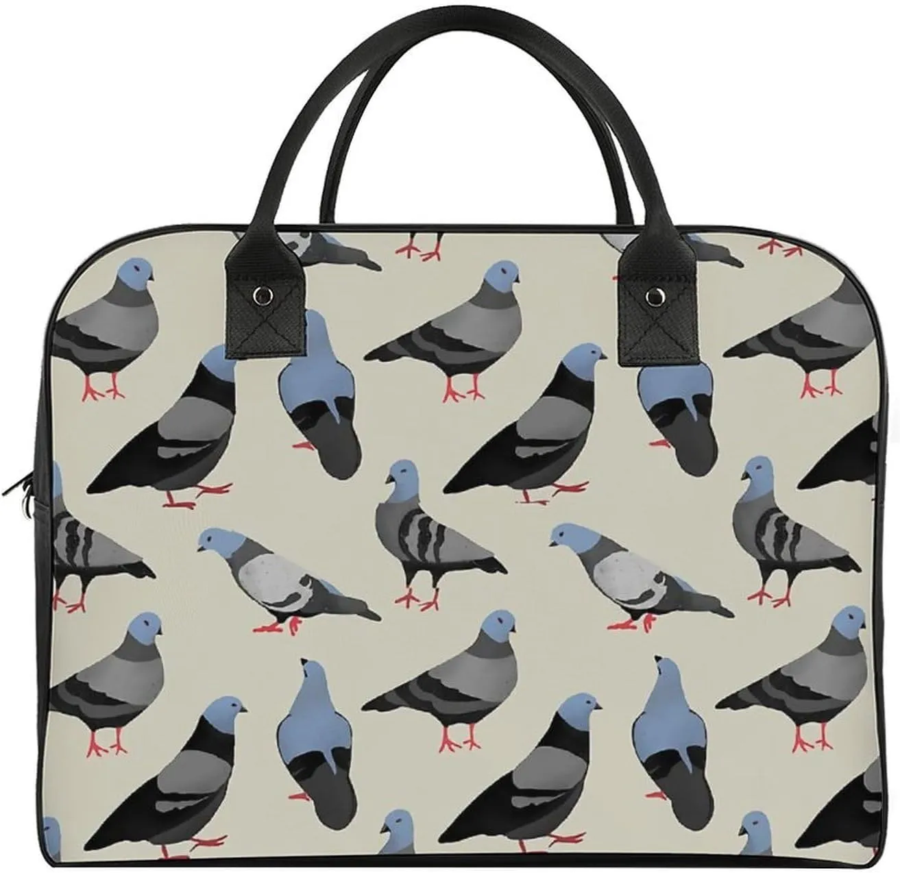 TigerPrint Fashionable Large Capacity Travel Handbag Unisex