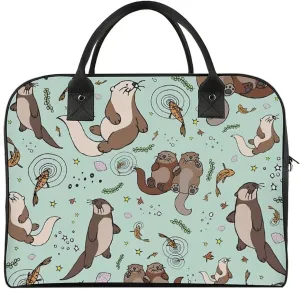 TigerPrint Fashionable Large Capacity Travel Handbag Unisex