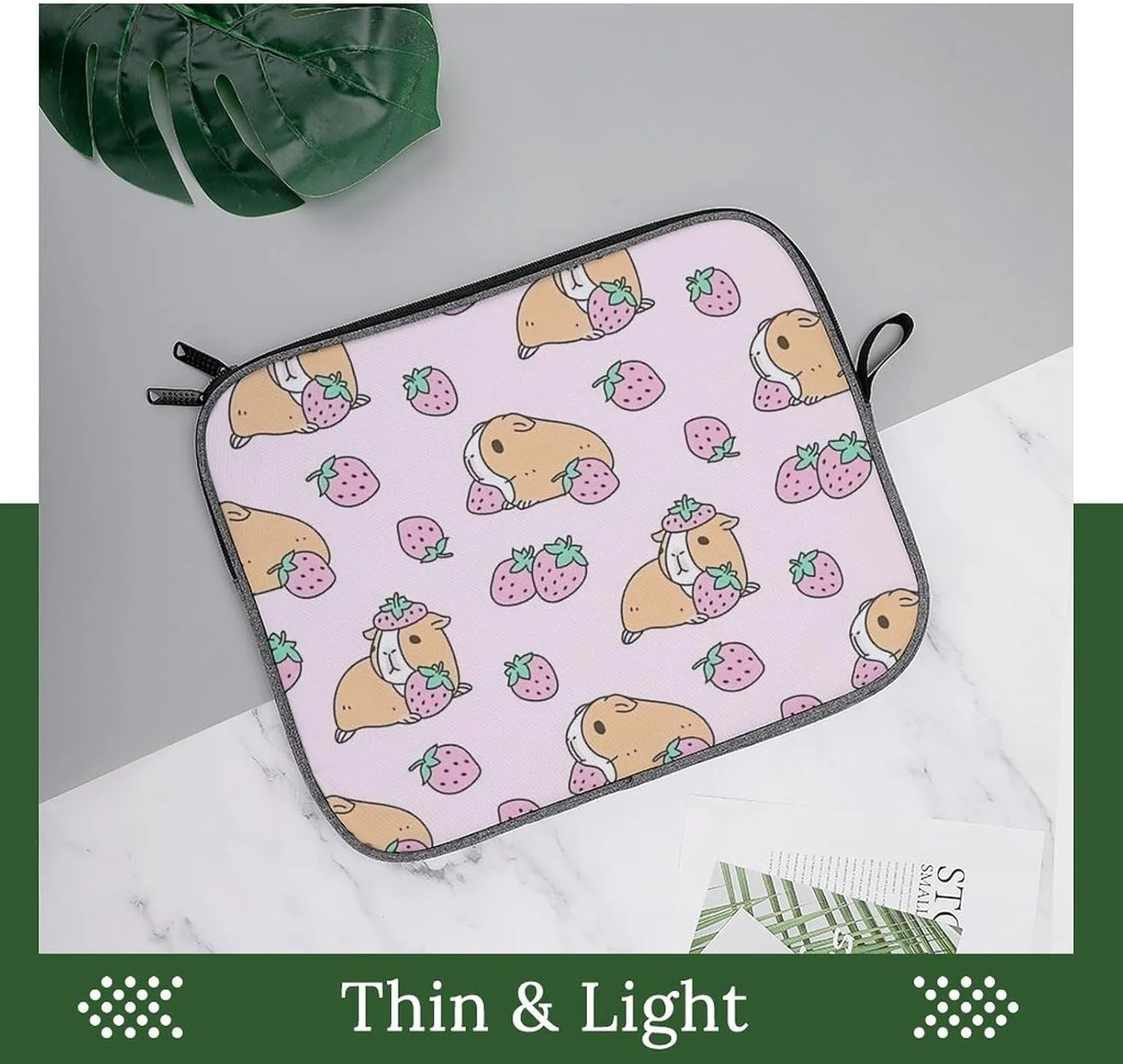 TigerPrint Large Capacity Portable Laptop Case Unisex