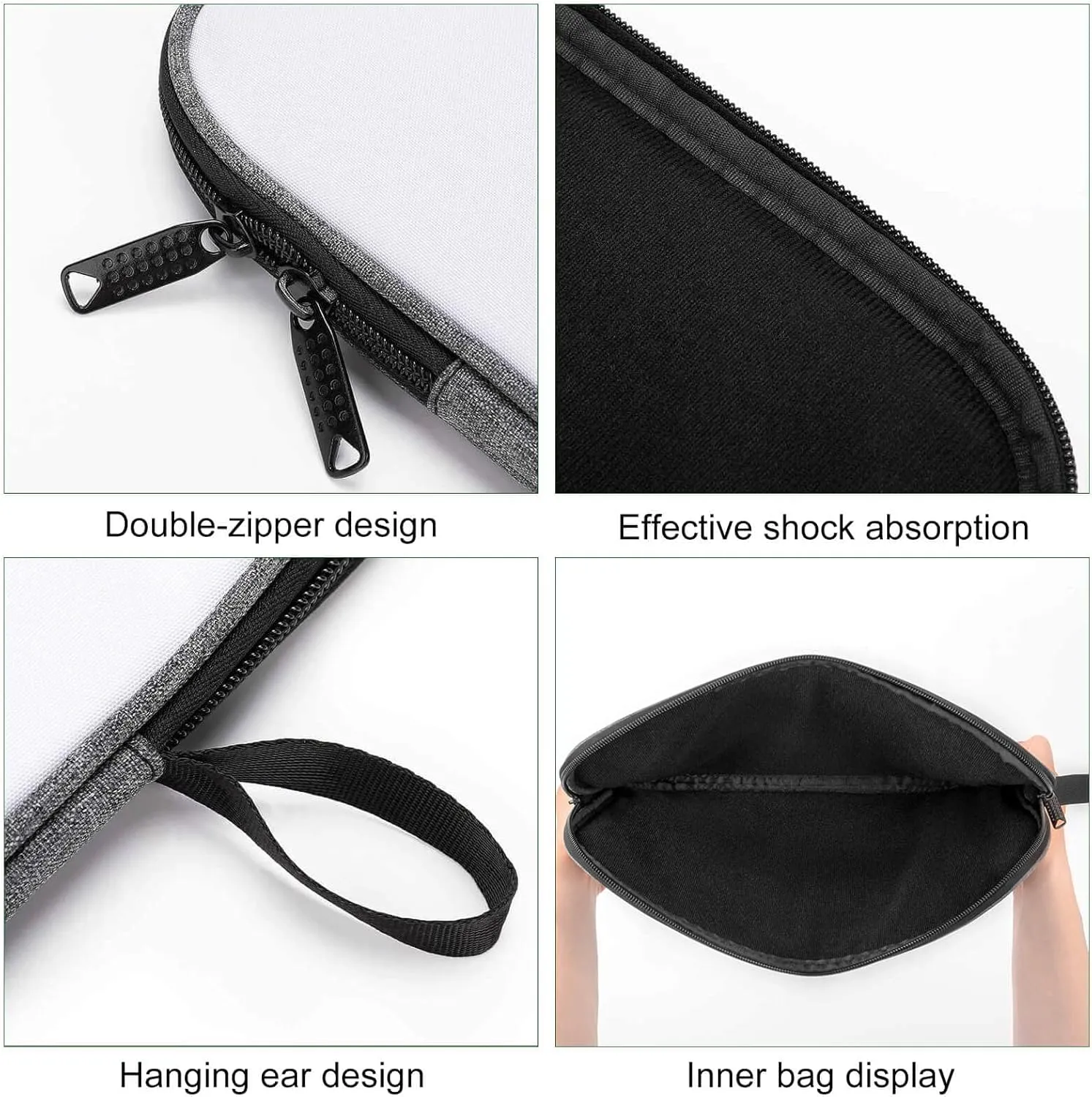 TigerPrint Large Capacity Portable Laptop Case Unisex