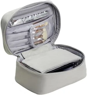 Toiletry Bag Portable Handheld Storage Bag Wash Bag for Travel(Gray)