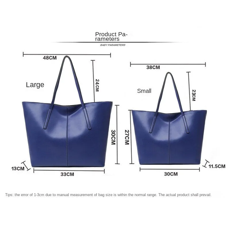 Tote bag Luxury Leather Handbags Ladies Bags Designer Large Capacity Totes Ladies One Shoulder Crossbody Bags High Quality Shopping Bags