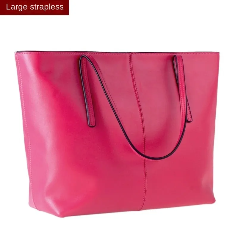 Tote bag Luxury Leather Handbags Ladies Bags Designer Large Capacity Totes Ladies One Shoulder Crossbody Bags High Quality Shopping Bags