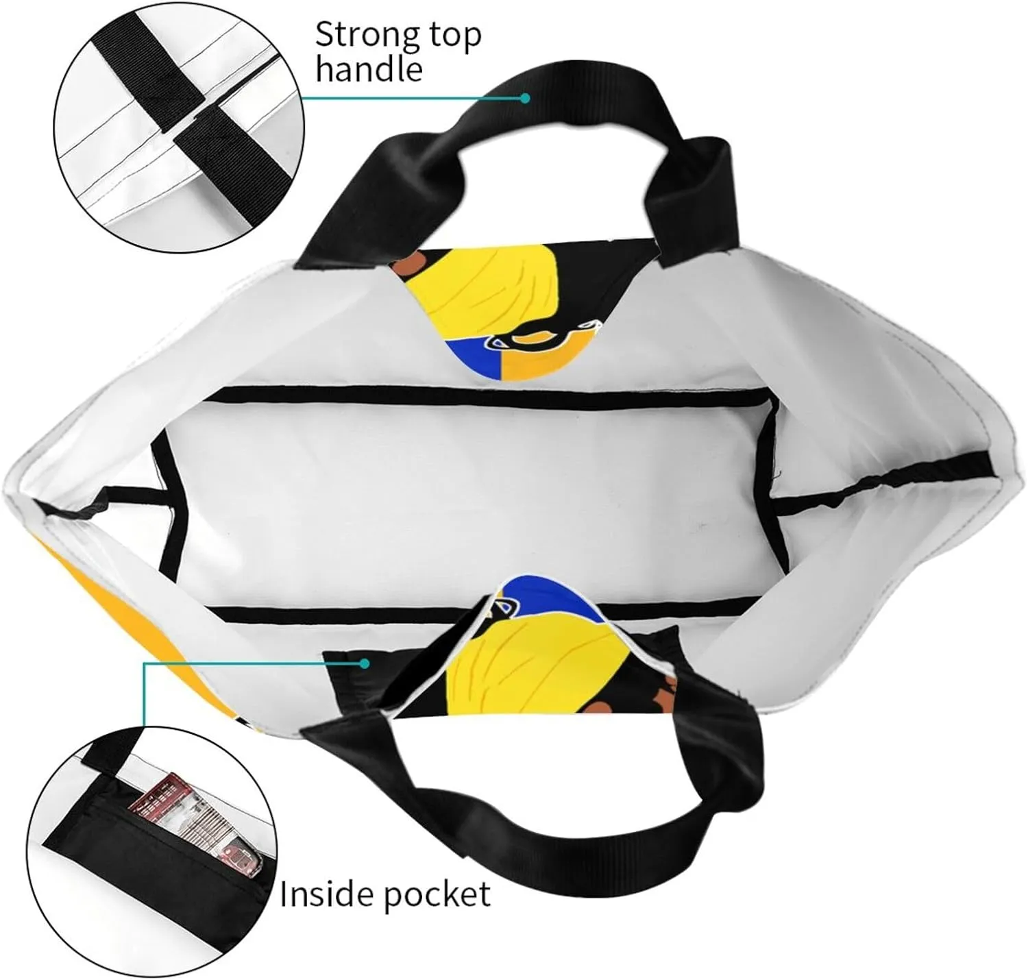 Tote Bag Reusable Grocery Handbag Waterproof Large Capacity Shopping Bags for Women