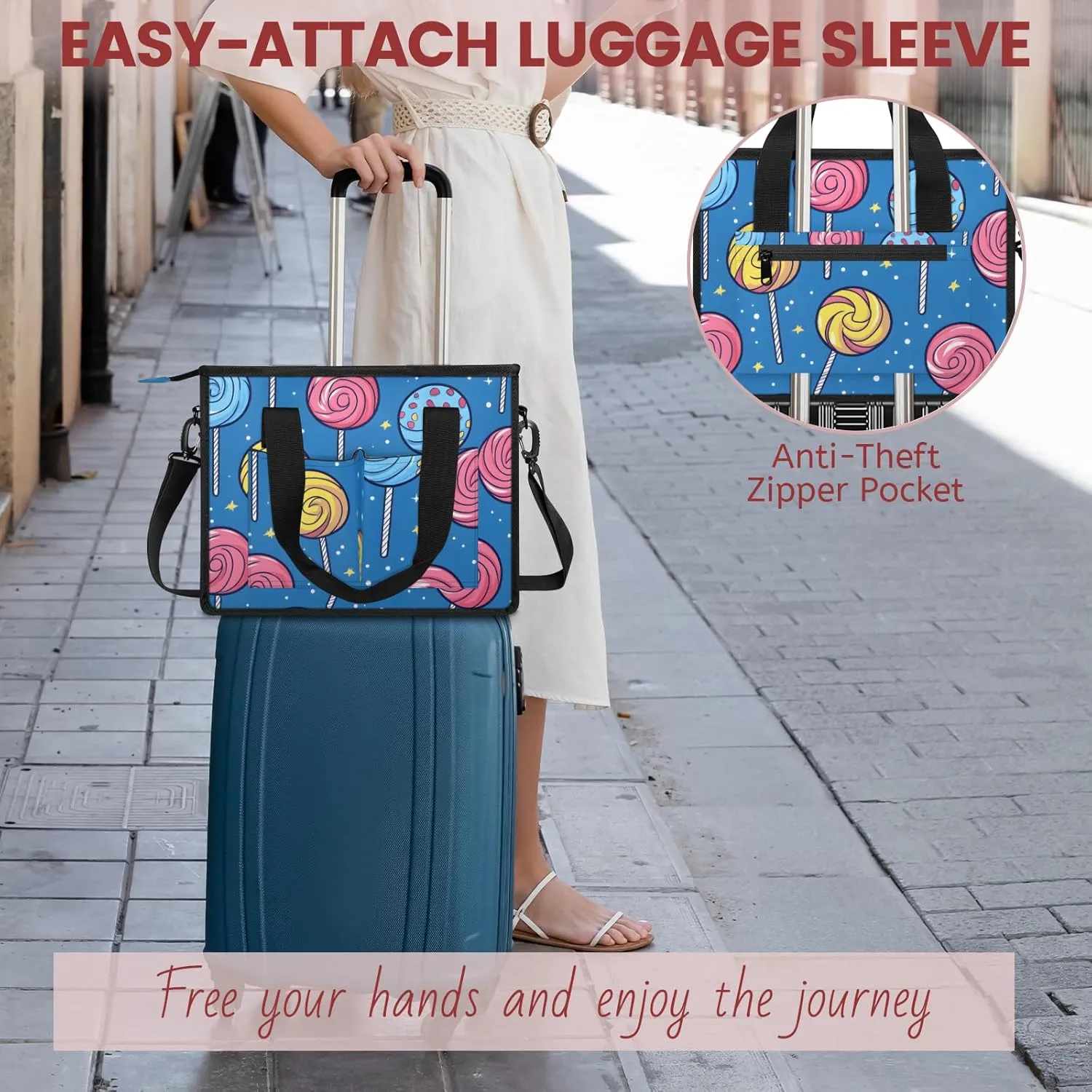 Tote Satchel Bag Set 3PCS for Women,Travel Shoulder Bag Handbag and Wallet Daily Use02