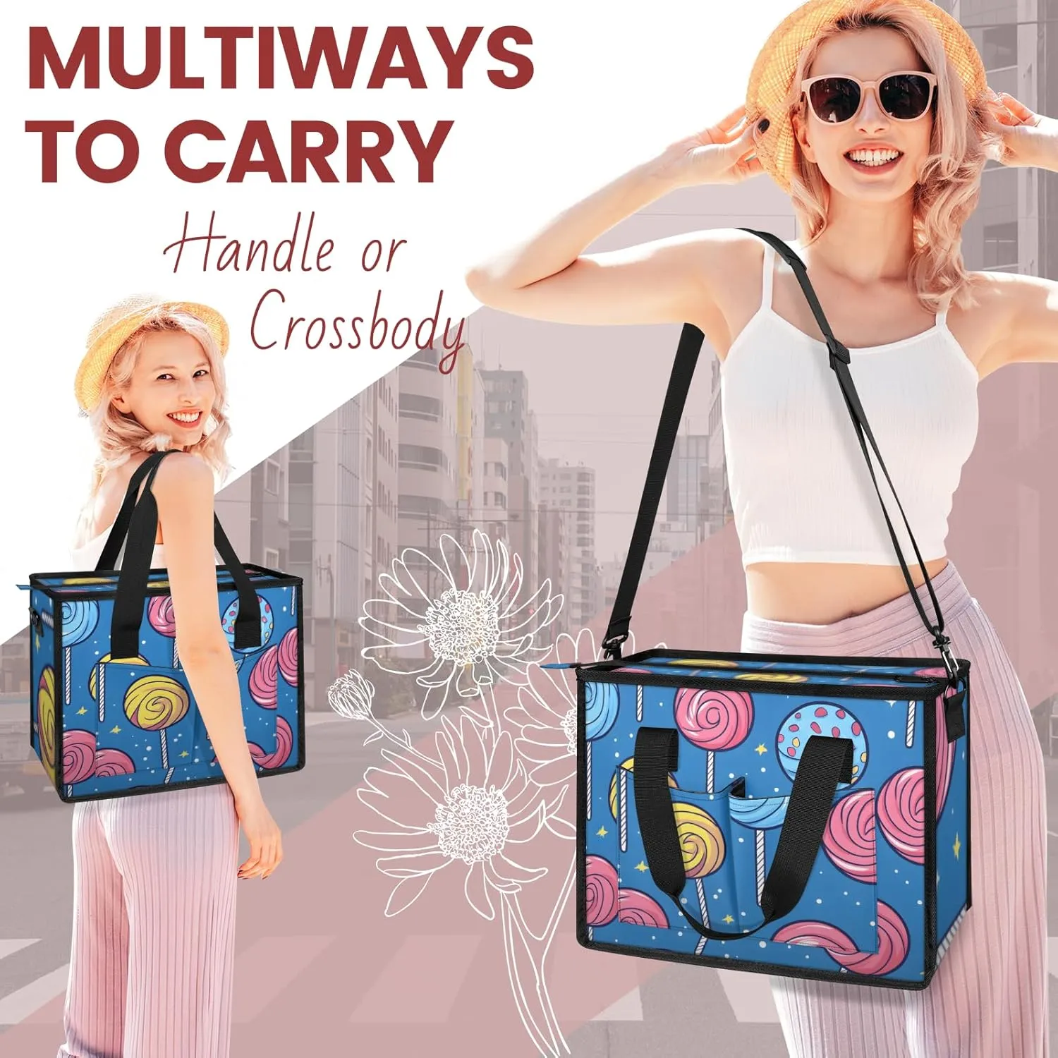 Tote Satchel Bag Set 3PCS for Women,Travel Shoulder Bag Handbag and Wallet Daily Use02
