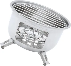 Totority Portable Bbq Stove Round Camping Grill Grill Grate for Outdoor Cooking