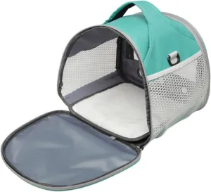Toyvian Pet Carrier Bag Guinea Pig Hamster Rabbit and Small Animal Travel Pouch Breathable Mesh Oxford Material