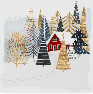 Trademark Fine Art Christmas Chalet I by Victoria Borges, 14x14