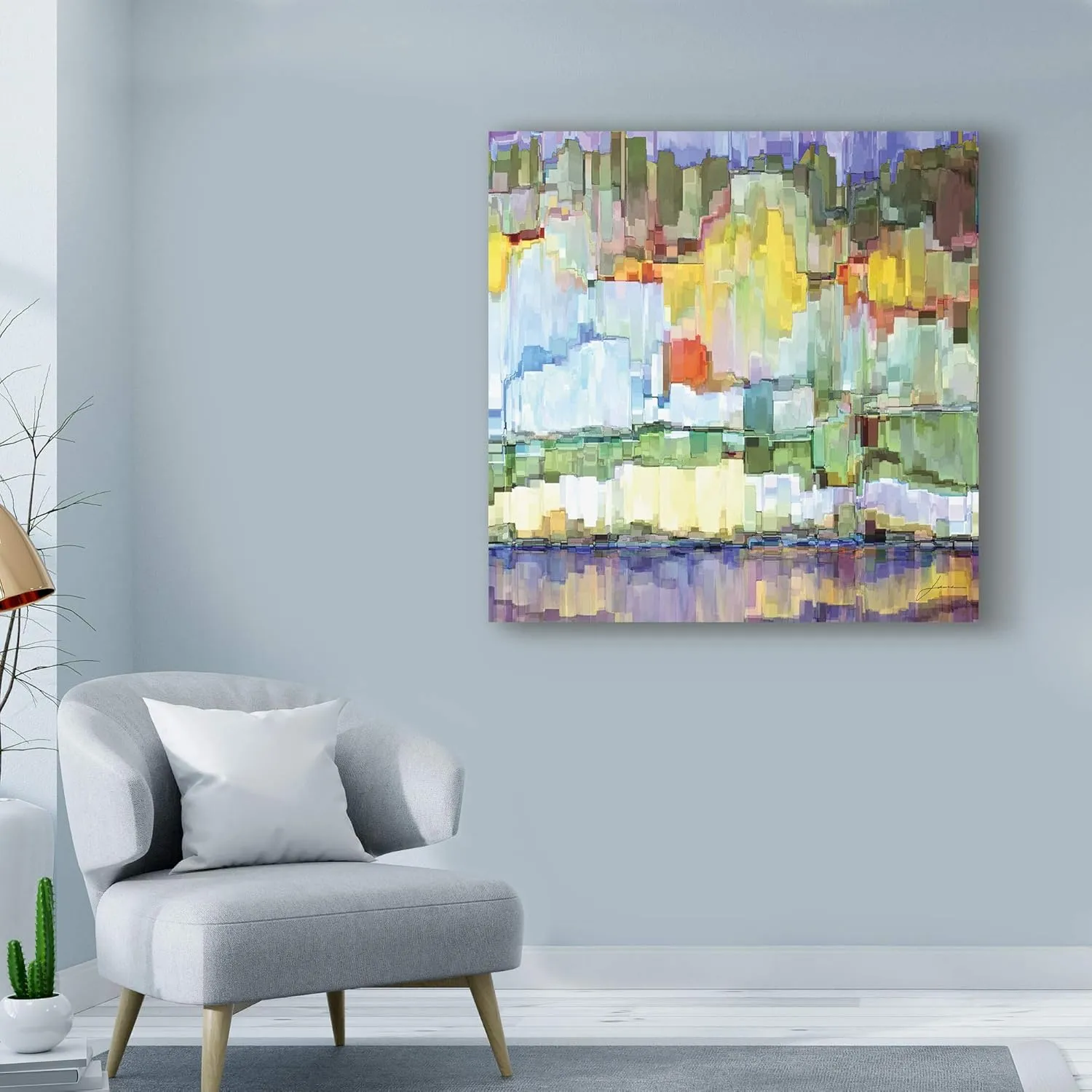 Trademark Fine Art Glacier Bay IV by James Burghardt, 35x35-Inch, 35x35