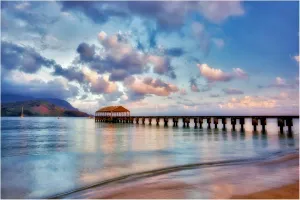 Trademark Fine Art 'Pier 1' Canvas Art by Dennis Frates