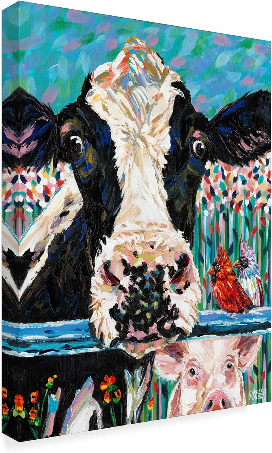 Trademark Fine Art WAG04923-C2432GG Farm Buddies II by Carolee Vitaletti, 24x32