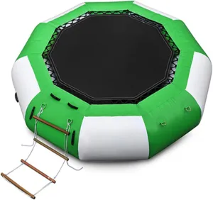 Trampoline Children Adult Water Toy Park, Lake Inflatable Water Trampoline, Water Trampoline PVC Inflatable Water Trampoline,13FT/4M