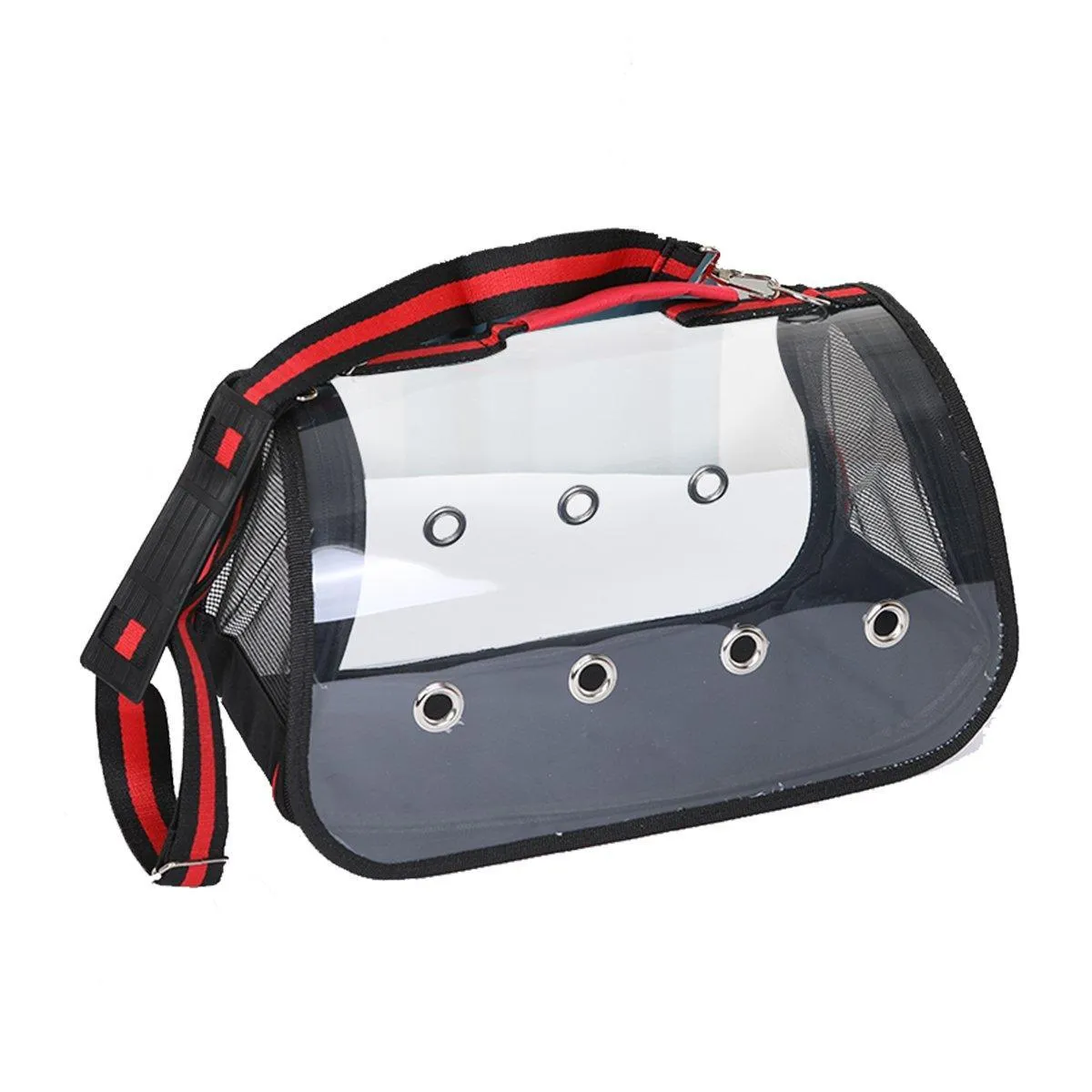 Transparent Portable Parrot Carrier Travel Bird Cage Bag
