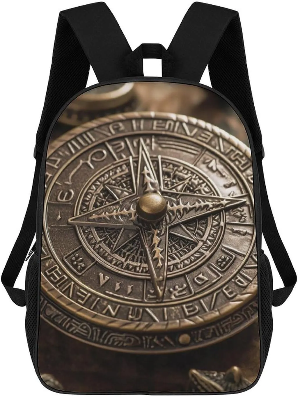 Travel Backpack for Men Women Daypack Magical Norse Runes Compass Laptop Backpack Computer Bag Business Work Bag for Work