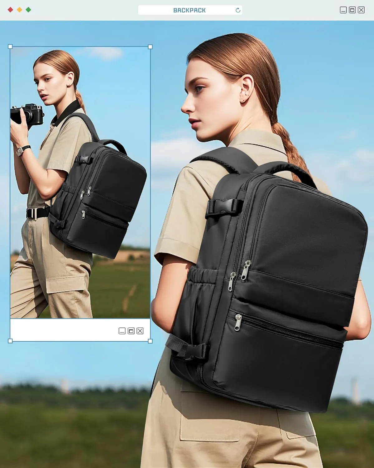 Travel Backpack For Women,Carry On Backpack Airline Approved,Laptop Work Backpacks For Men,Personal Item Travel Bag