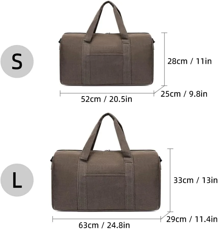 Travel Duffel Bag Large Capacity for Clothes Easy Access Pocket with Handles for Travel, Camping, Gym, Swim (Green)