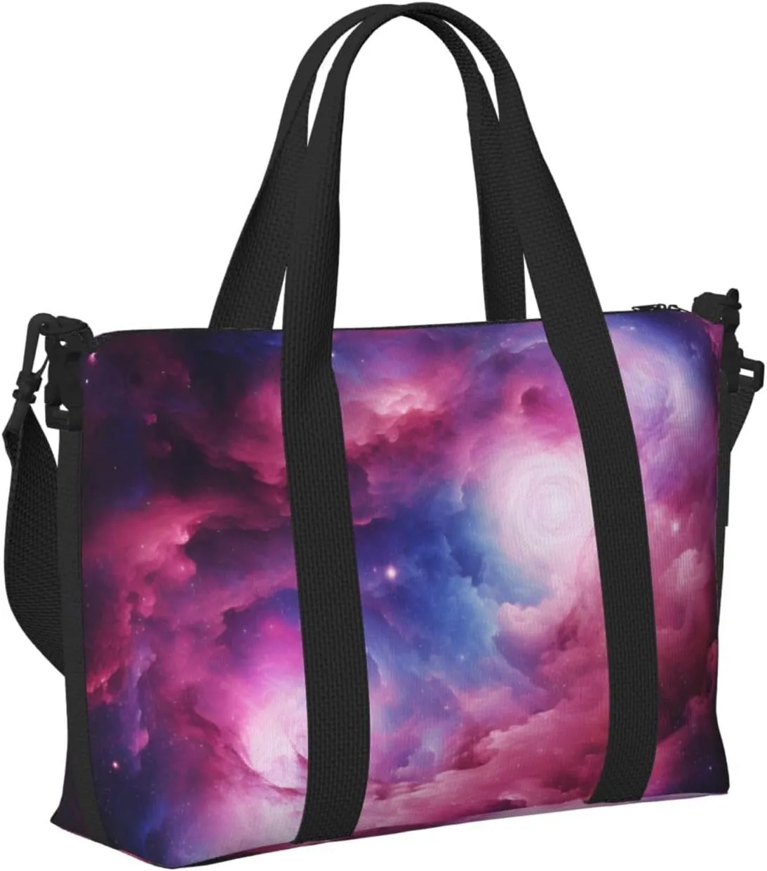 Travel Duffle Bag 3d Magical Nebula Weekender Overnight Bags Luggage Bag for Women Men Waterproof Sports Gym Bag Hand Bag with Shoulder Strap