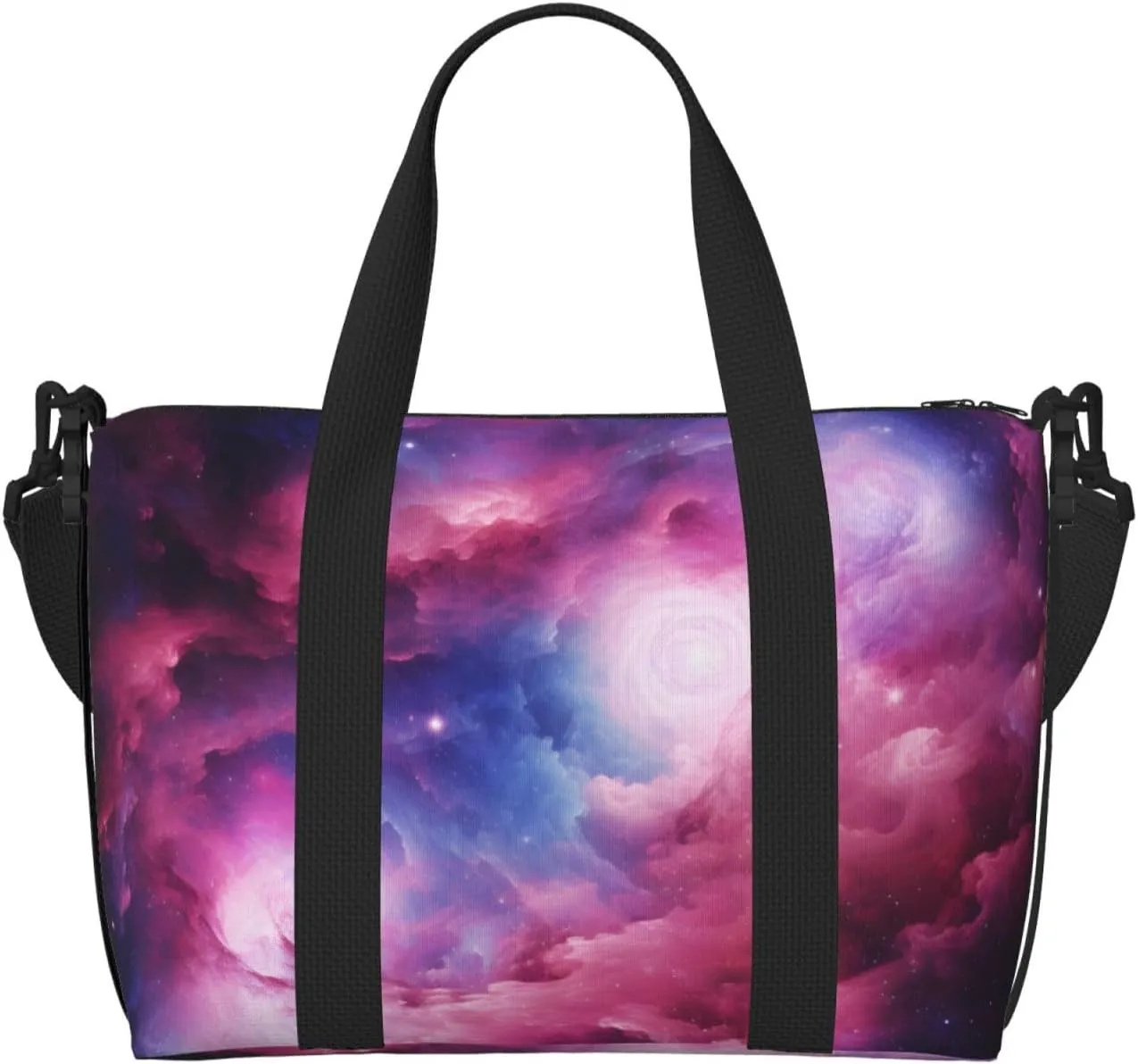 Travel Duffle Bag 3d Magical Nebula Weekender Overnight Bags Luggage Bag for Women Men Waterproof Sports Gym Bag Hand Bag with Shoulder Strap