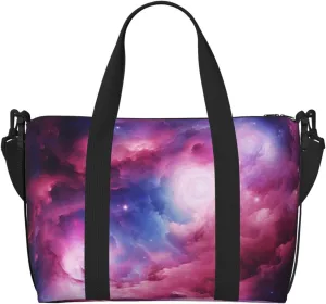 Travel Duffle Bag 3d Magical Nebula Weekender Overnight Bags Luggage Bag for Women Men Waterproof Sports Gym Bag Hand Bag with Shoulder Strap