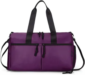 Travel Makeup ，Train Case Makeup Cosmetic Case Organizer Portable Artist Storage Bag with Adjustable Dividers for Cosmetics Makeup Brushes Toiletry Jewelry Digital Accessories(Purple)