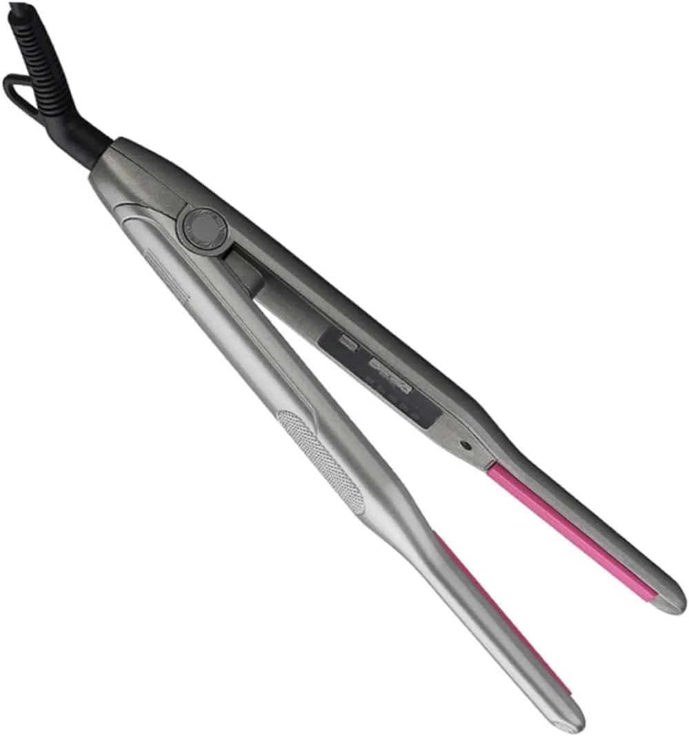 Travel-Sized Hair Straightener Curler Dual Function Styling Tool 3 Heat Settings for