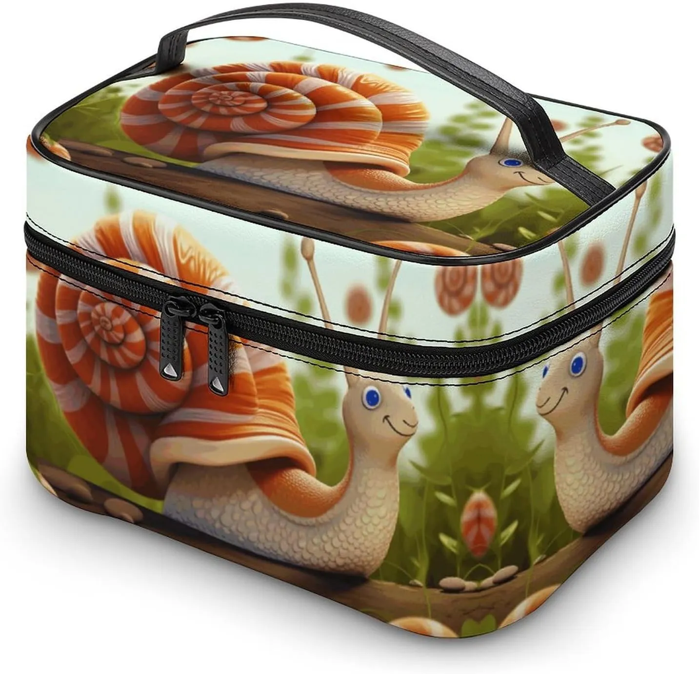 Travel Toiletry Bag for Women And Men,Cute Snail Toiletry Organizer, Makeup Bag Travel Organizer for Shampoo,Toiletries