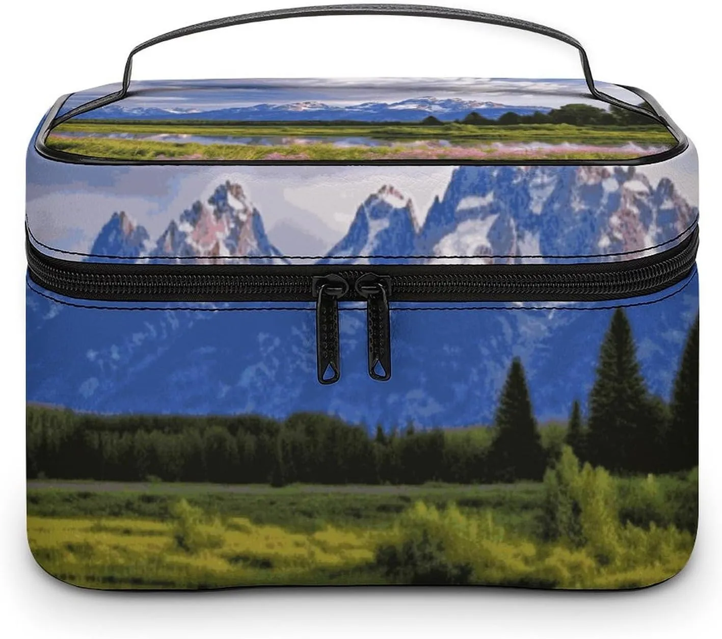 Travel Toiletry Bag for Women And Men,Grand Teton National Park Toiletry Organizer, Makeup Bag Travel Organizer for Shampoo,Toiletries