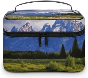 Travel Toiletry Bag for Women And Men,Grand Teton National Park Toiletry Organizer, Makeup Bag Travel Organizer for Shampoo,Toiletries
