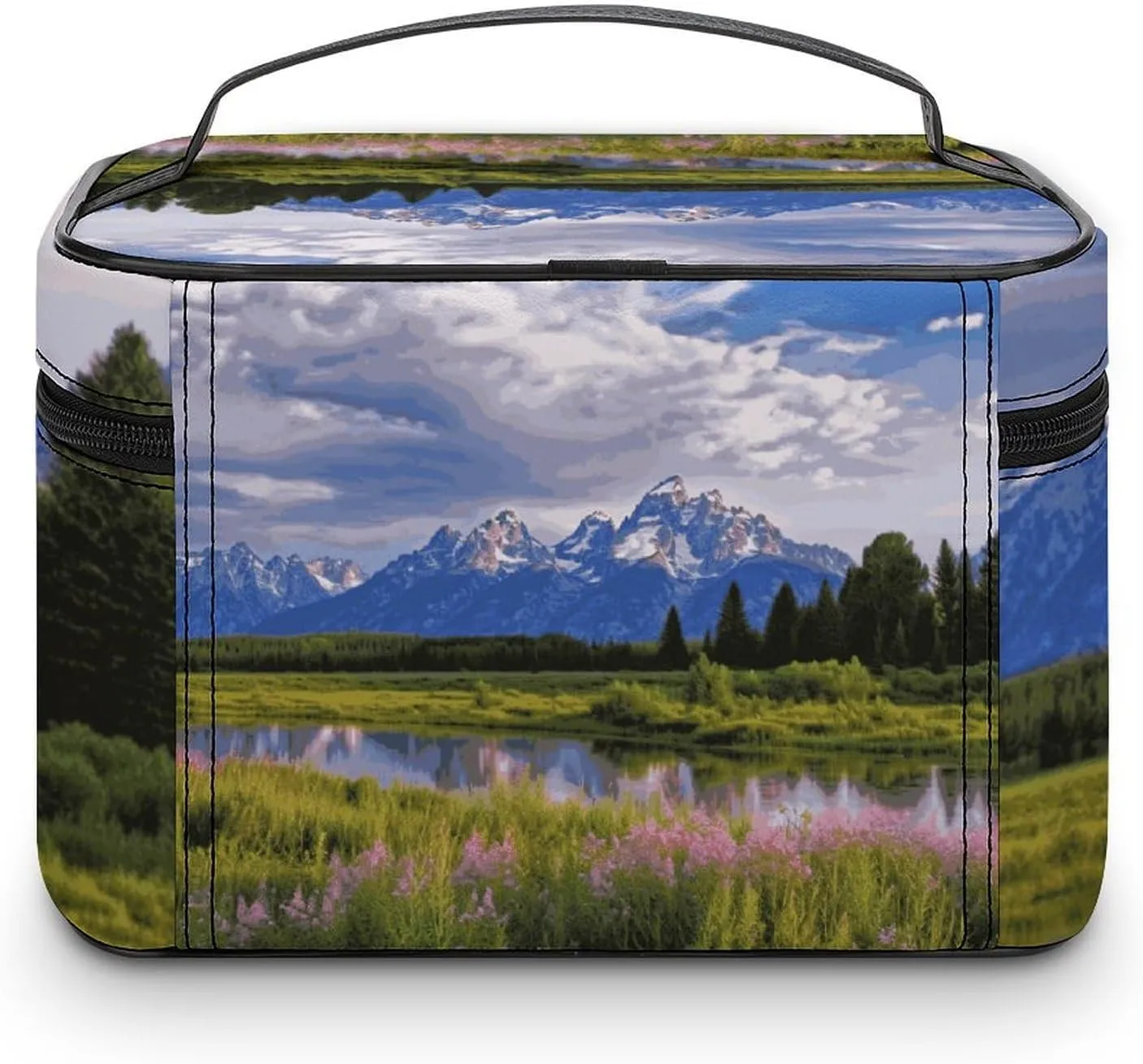 Travel Toiletry Bag for Women And Men,Grand Teton National Park Toiletry Organizer, Makeup Bag Travel Organizer for Shampoo,Toiletries
