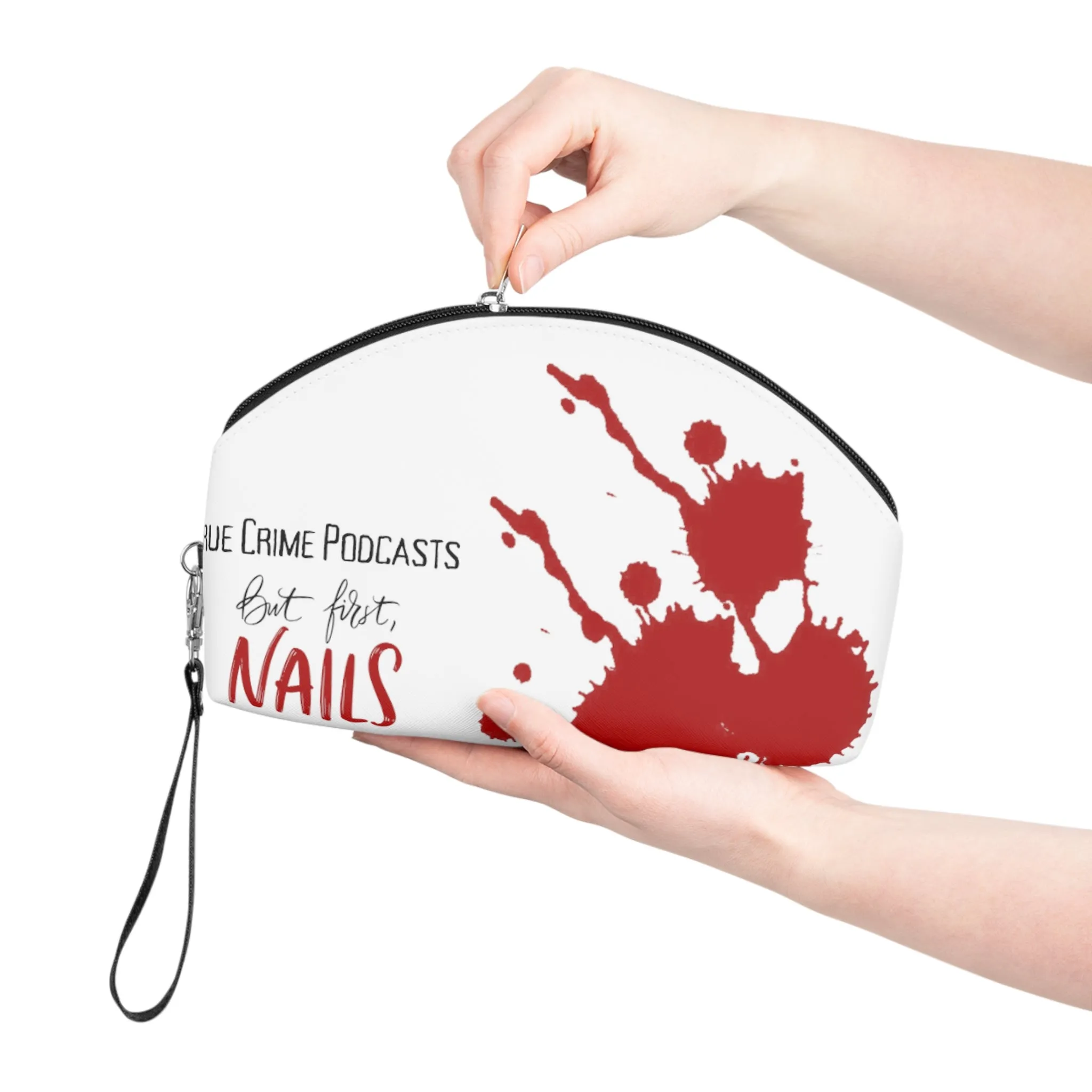 True crime and nails Makeup Bag