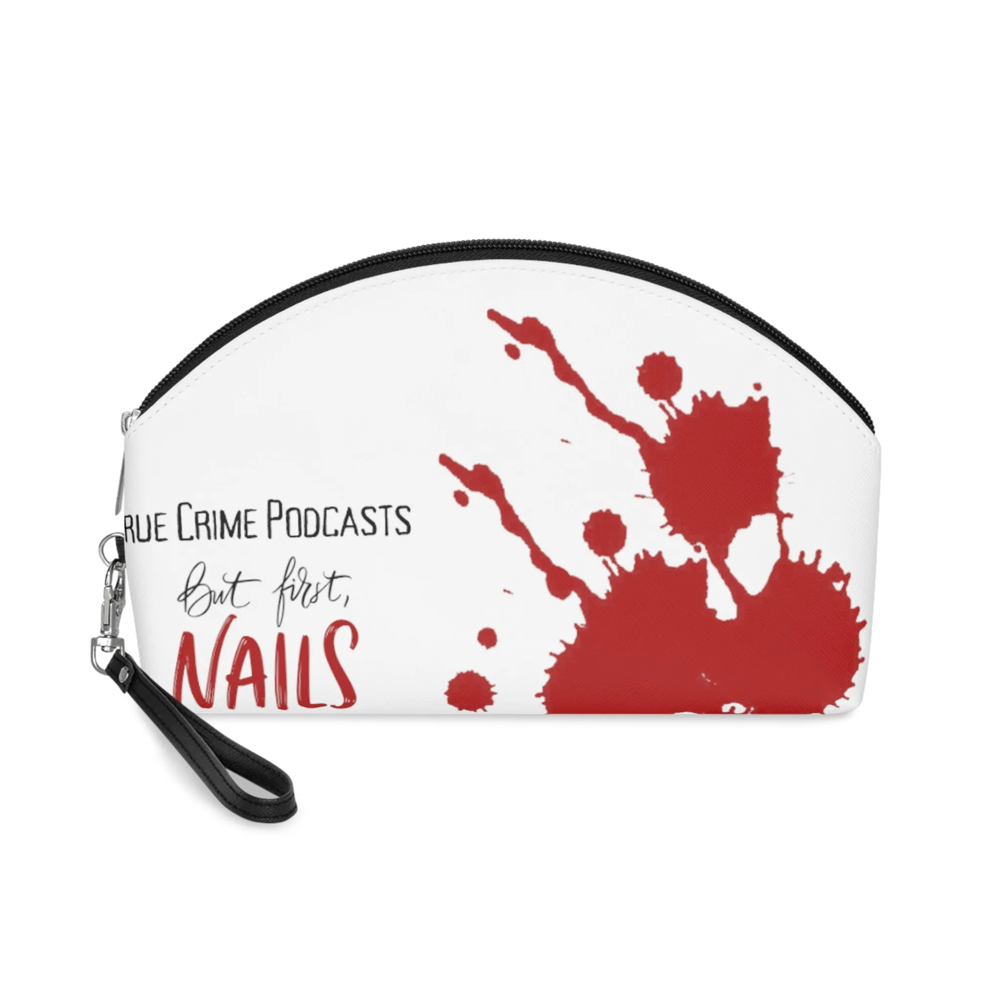 True crime and nails Makeup Bag