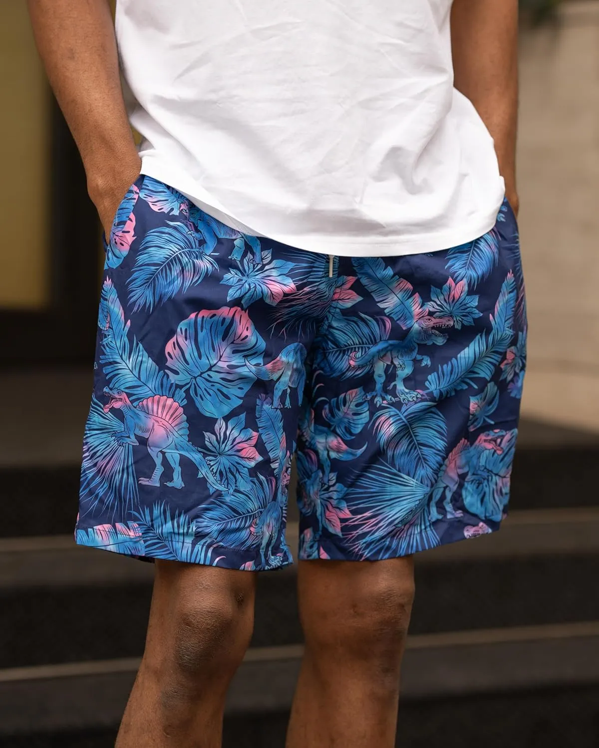 TUONROAD Mens Swim Trunks with Compression Liner 2 in 1 Board Shorts 9 Inch Quick Dry Swimming Trunks with Pockets
