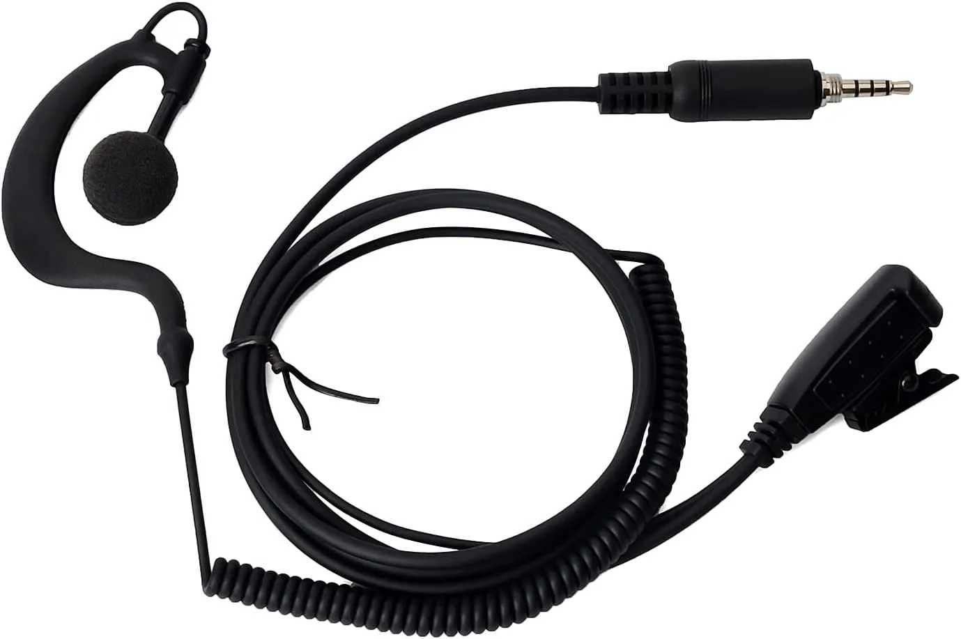 UAYESOK Waterproof Radio Earpiece with Mic PTT Screw Thread Headset for Yaesu VX-6 VX-6R VX-7R VX-170 FT-270 HT Standard Horizon HX400 HX750S HX870 HX890 Handheld Marine Transceiver