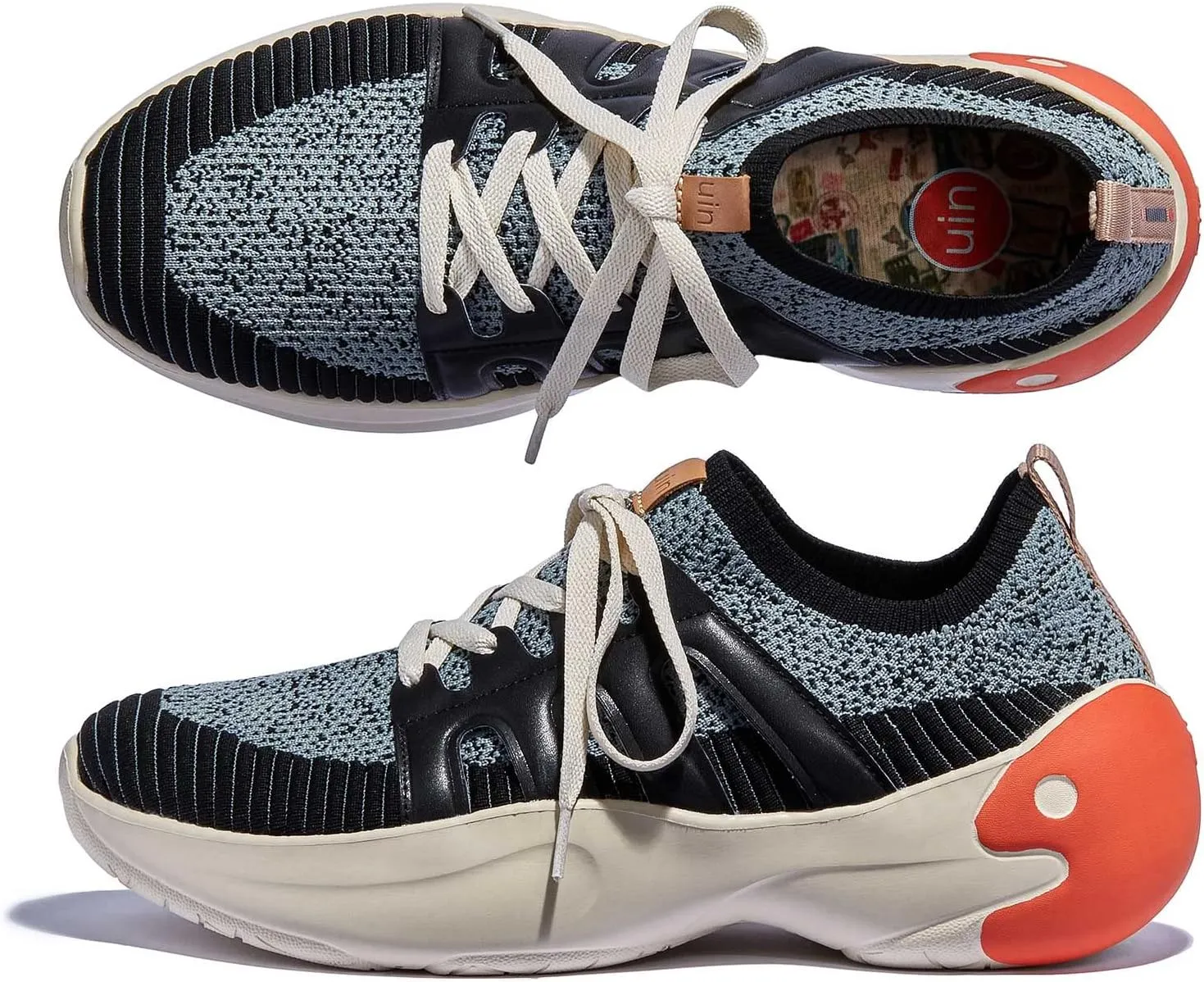 UIN Men's Art Travel Walking Shoes Slip On Casual Lightweight Wide Toe Comfort Fashion Sneaker Salamanca