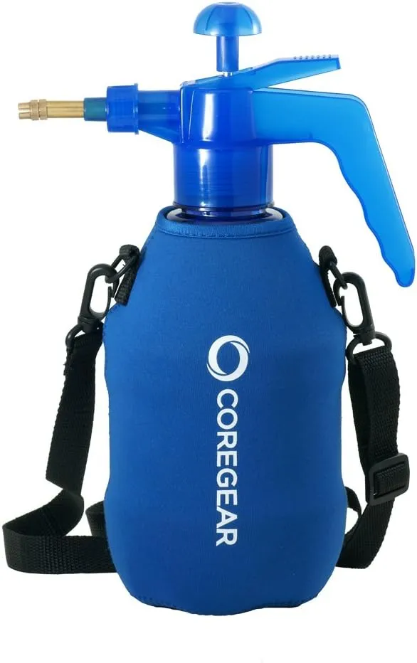 (Ultra Cool™ XLS) USA Misters 1.5 Liter Mister & Sprayer Personal Water Pump with Full Neoprene Jacket and Built-in Carrying Strap