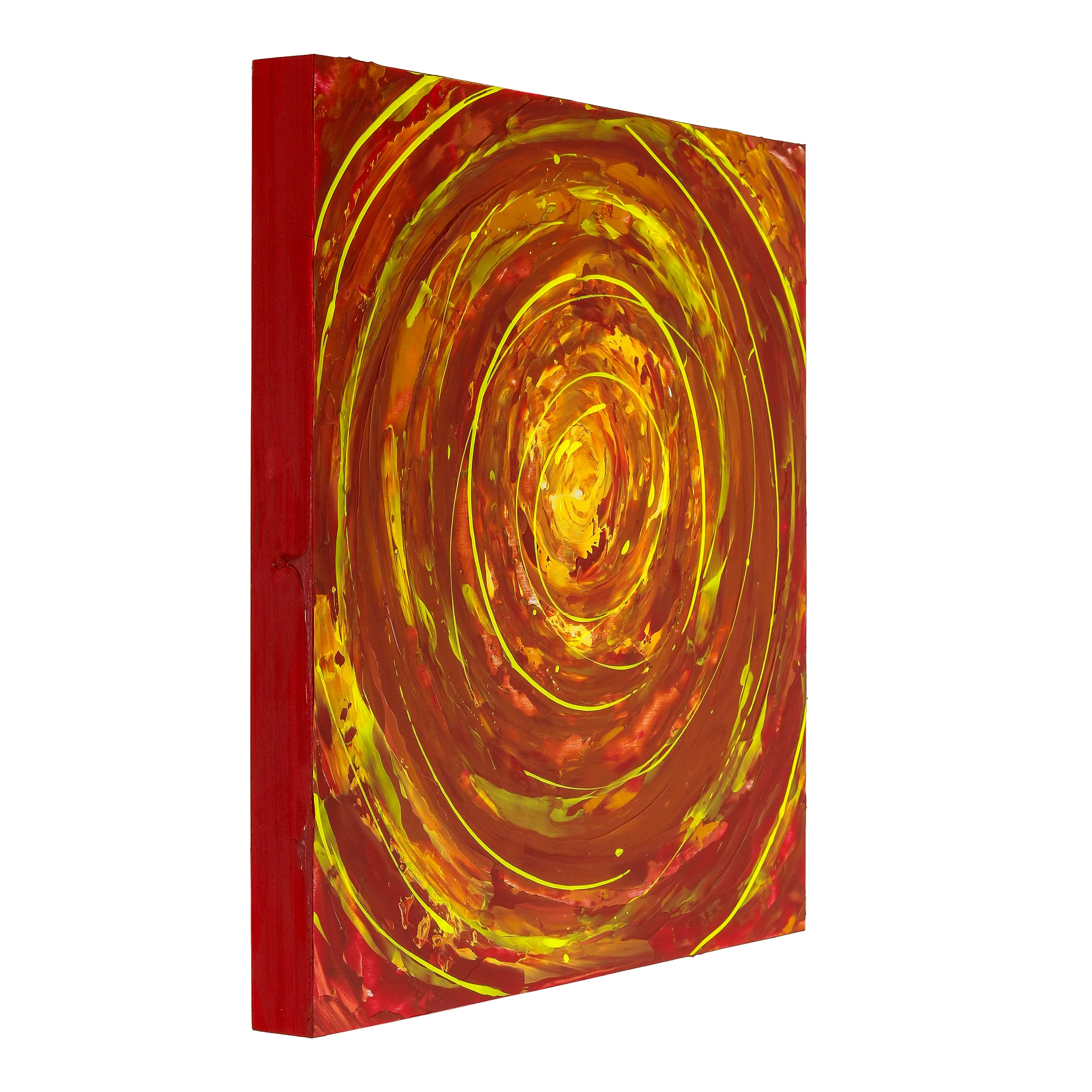 Unfinished Cradled Wood Panels for Painting, 3 Pack of 12x12 inch - Gallery Birch Wooden Canvas Boards 1-1/2" Deep - Mixed-Media Craft, Acrylic, Oil, Encaustic, Paint Pouring