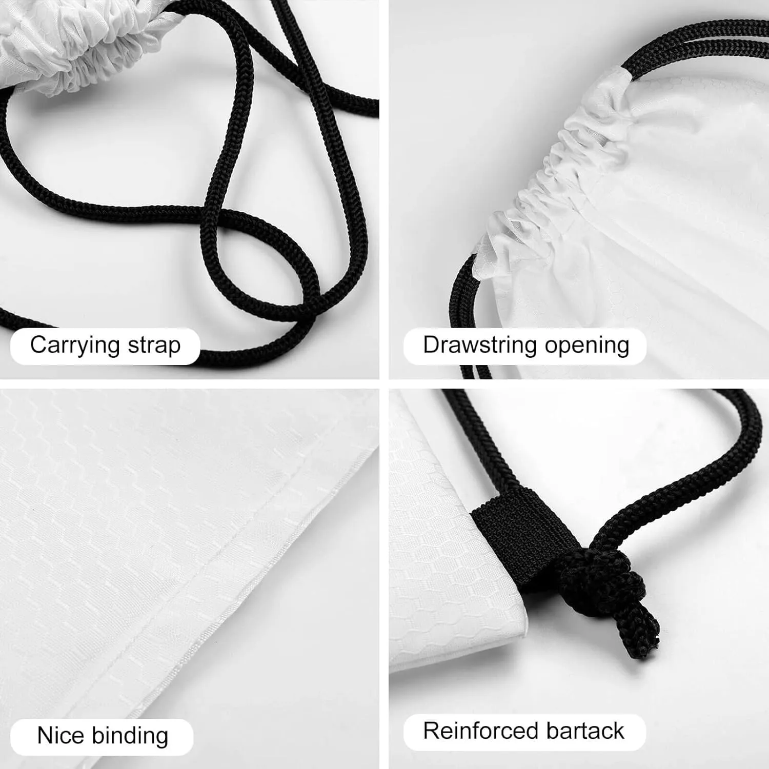 Unicorn Drawstring Backpack - Cute Cinch Sack, String Backpacks for Kids Women Men Boys Girls for Gym Outdoor Sports Travel Athletic Drawstring Bag - Lightweight/Foldable