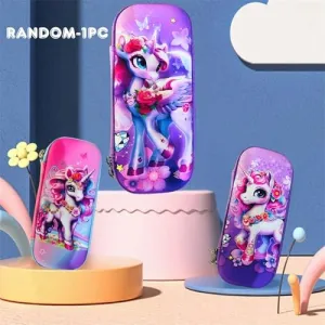 Unicorn Pouch for Kids - Stationery Item for Girls and Boys