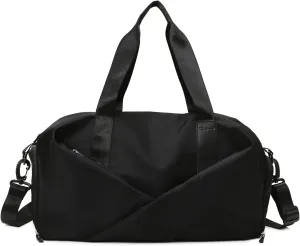 Unisex Large Capacity Gym Duffle Bag Waterproof Wet/Dry Compartment, Yoga Sports Tote for Swimming, Travel & Workout