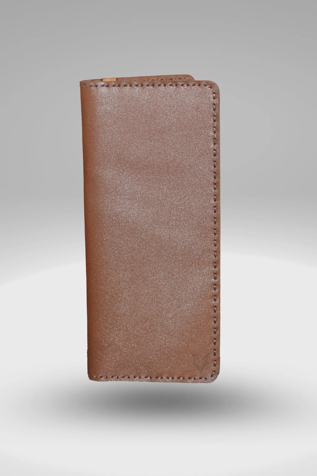 Unisex Soft Genuine Cowhide Leather Wallet In Royal Blue | Bi-fold Hand-Stitched Leather Long Wallet