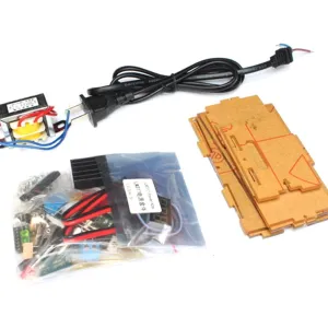 Updated Version DIY LM317 Adjustable Voltage Power Supply Board Learning Kit with case Learn kit