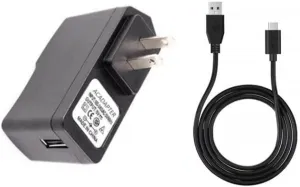 USB-C AC/DC Adapter Compatible with Sharper Image 1016977 101-6977 Powerboost Pro  Compact Hot Cold Portable Percussion Massager Massage Gun 1017295 1017230 Power Supply Cord Battery Charger