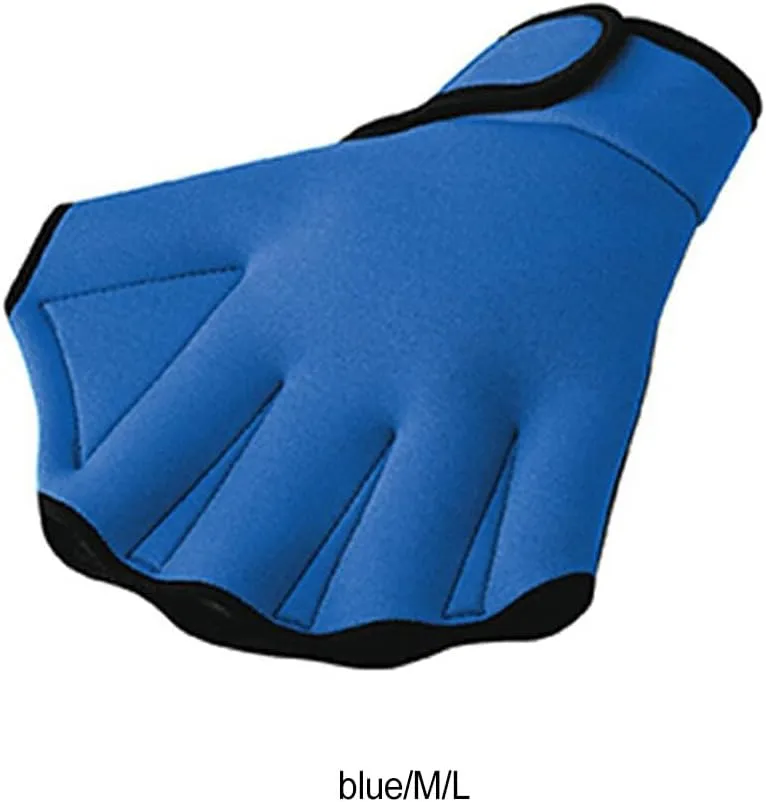 User Friendly Swimming Gloves Aquatic Fitness Equipment Diving Gloves NeopreneRubber Waterproof UV-Proof No Loose Thread