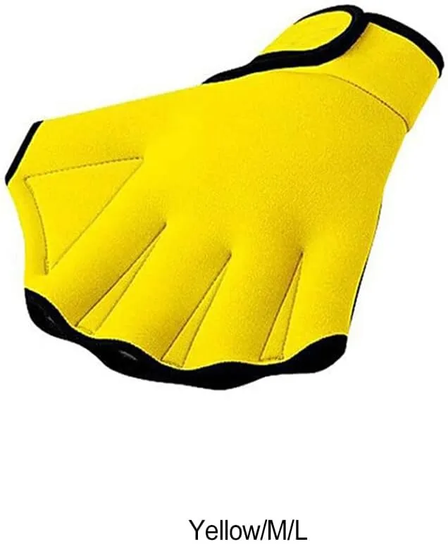 User Friendly Swimming Gloves Aquatic Fitness Equipment Diving Gloves NeopreneRubber Waterproof UV-Proof No Loose Thread