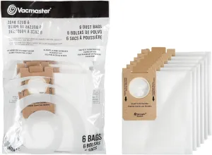 Vacmaster 952445 Robot Vac Replacement Bags, Pack of 6, for 3-in-1 Robot Vacuum (Model: V10i)