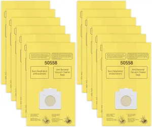Vacuum Cleaner Bags Replacement for Kenmore Canister Type C/Q 5055, 50557, 50558 and Pana·sonic Type C-5 Vacuums, 12 Pack High-Efficiency Replacement Canister Vacuum Bags by PETOX