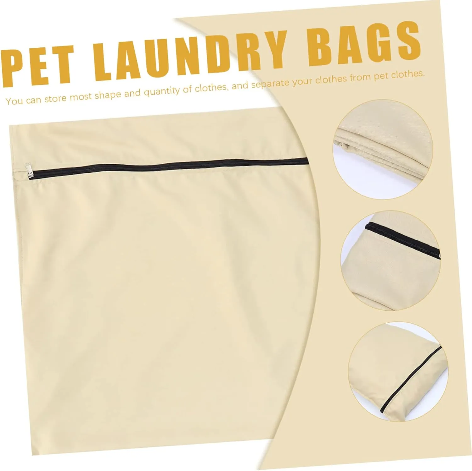 Vaguelly Pet Wash Bag for Dogs Large Capacity Laundry Bag Storage for Clothes for Home Travel Prevents Hair to Use